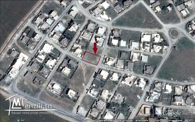 A vendre, terrain nu à bâtir à Sidi ali Hattab 180dt le m2