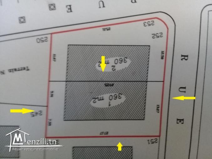 أرض في حي راقي في العاصمة