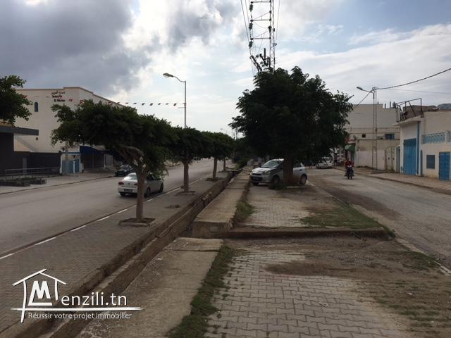 Terrain 445M2 bien situé cité des Nymphes face Monoprix sur route Tunis-Zaghouan