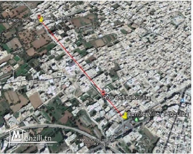 terrain a vendre à teboulba