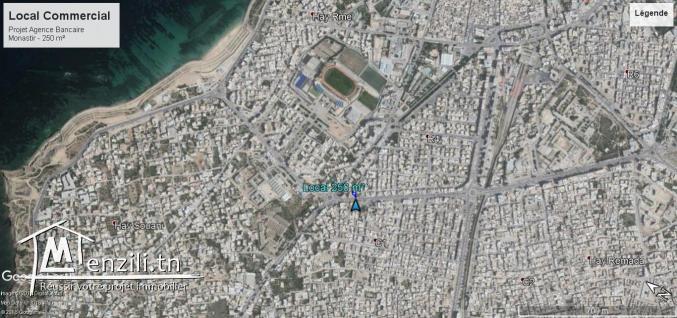 LOCAL COMMERCIAL POUR AGENCE BANCAIRE MONASTIR - 330 m²