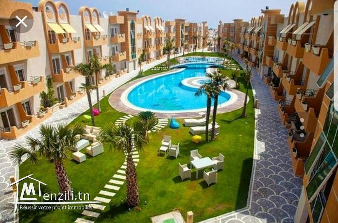 À Vendre Un Bel Appartement équipé  S+1 dans une résidence haut-standing à Tantana-Kantaoui