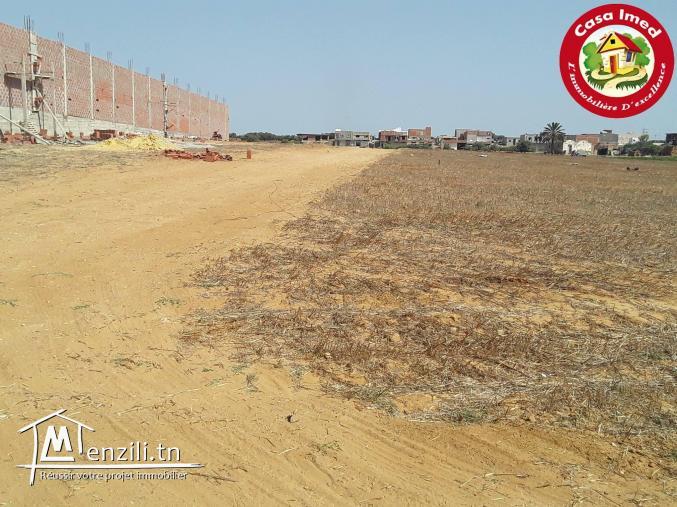 terrainde 150 m² constructible a kelibia