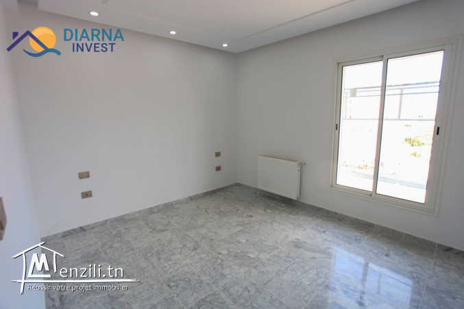 Appartement S+3 avec jardin à Résidence Le ZENITH Sahloul 4 Sousse