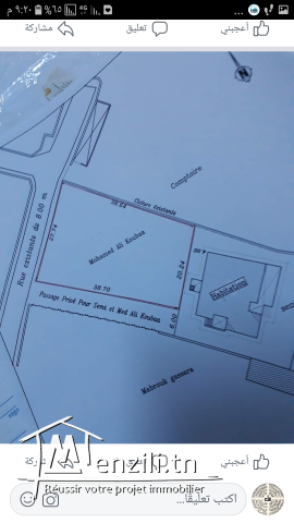 قطعة أرض 922متر مربع بطريق منزل شاكر كم 4،5ا