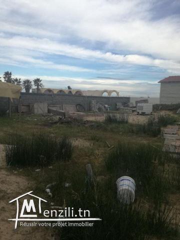 terrain vue sur mer a la plage ain grinz