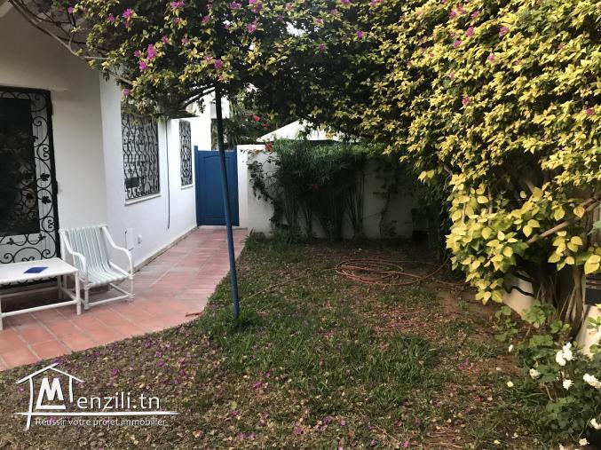 location d'un rez de chaussée meublé