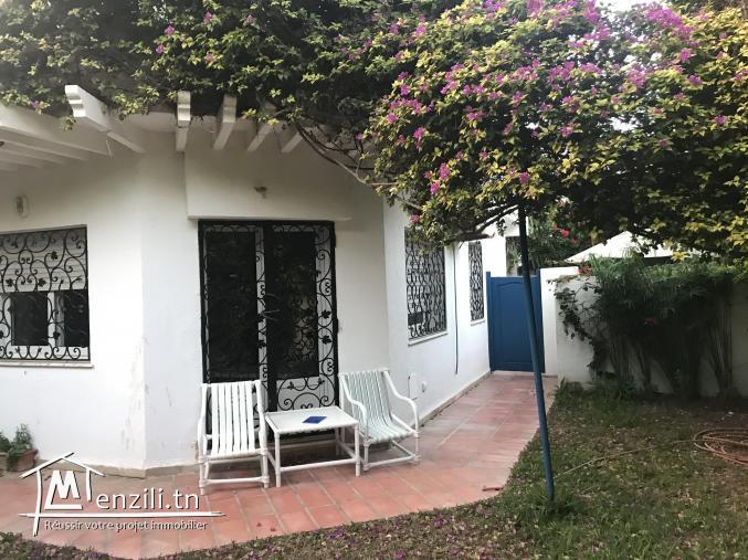 location d'un rez de chaussée meublé