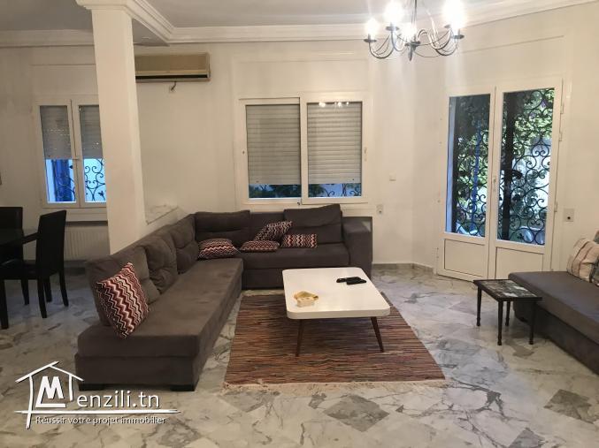 location d'un rez de chaussée meublé