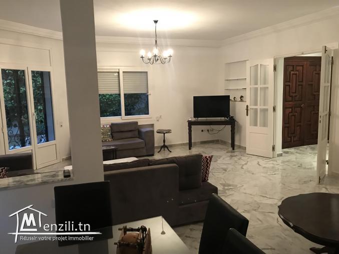 location d'un rez de chaussée meublé