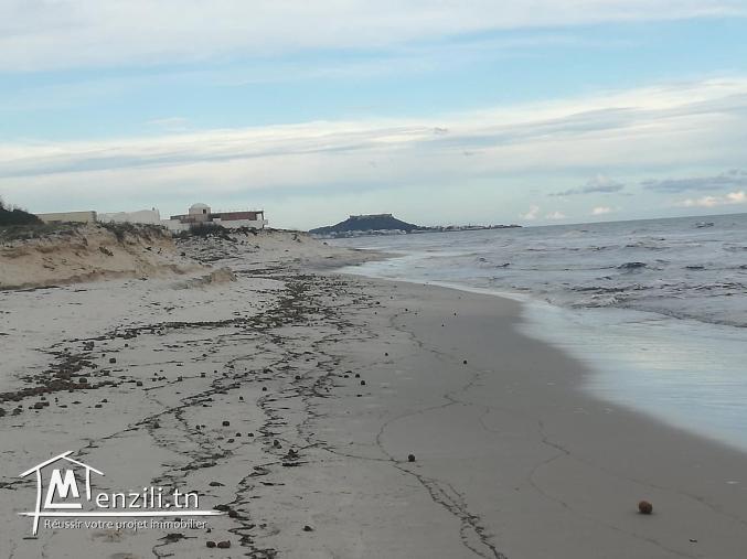 terrain au bord de la mer a la plage ain grinz