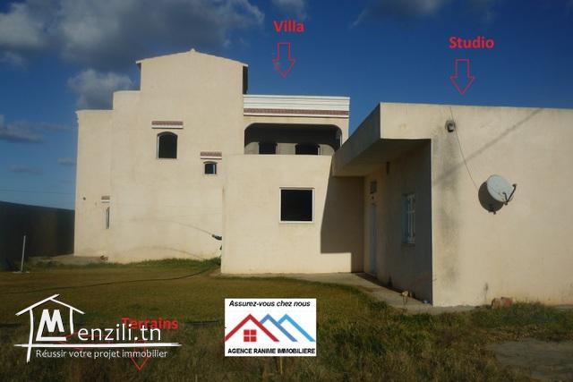 Grande villa ds 3403m2 a la mer d'el haouaria