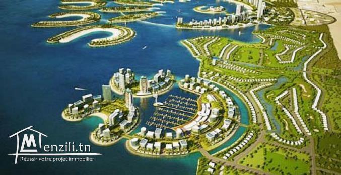 terrain Raoued port financier