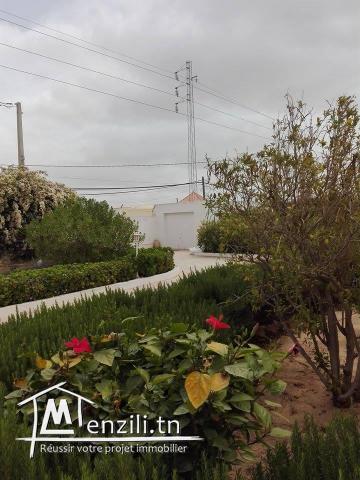 A vendre belle Villa bâti sur un Terrain de 4000m sur la route principal El Ain Km 11.5