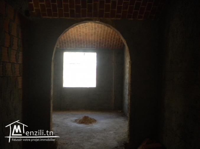 Un étage de villa (en cours de construction) à Hammamet Nord