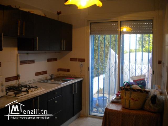 Un duplex de 100 m² sur un terrain de 75 m² à 1500 DT par mois à Hammamet