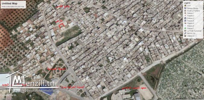 ارض سكنية بتقاسيم تانيت طريق المنيهلة