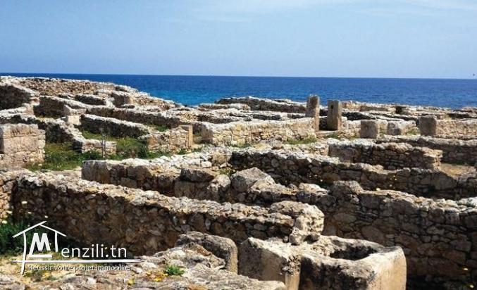 villa vue mer dans une zone calme a la plage kerkouane