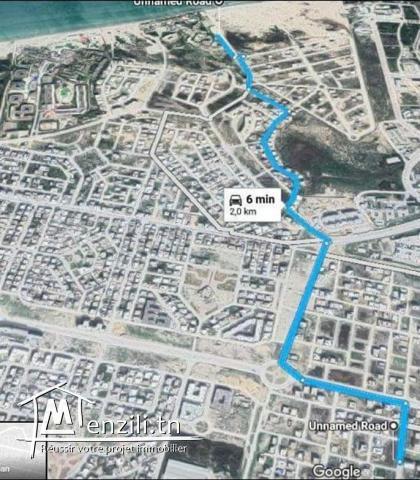 Terrain de 397 m2  à borj cedria