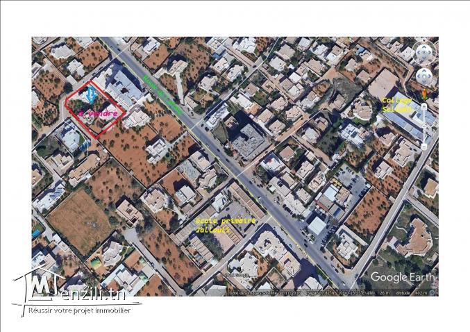 Terrain avec 3 villas route à Sfax