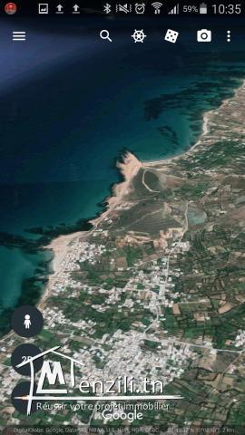 terrain à vendre prés de la mer à Sounine