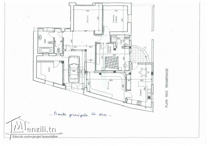 Maison rue principale El Ain km 4