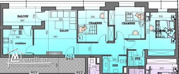 s+3 haut standing AFH Mrezga