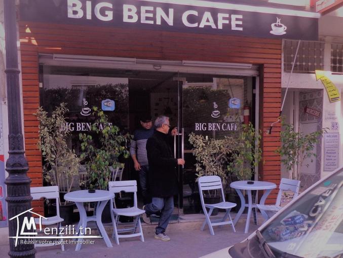 av fond commerce une cafétéria cente ville hammamet