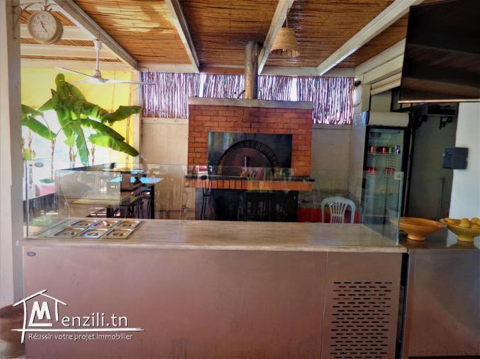 av un  fond de commerce une salon de thée dans la zone touristique hammamet