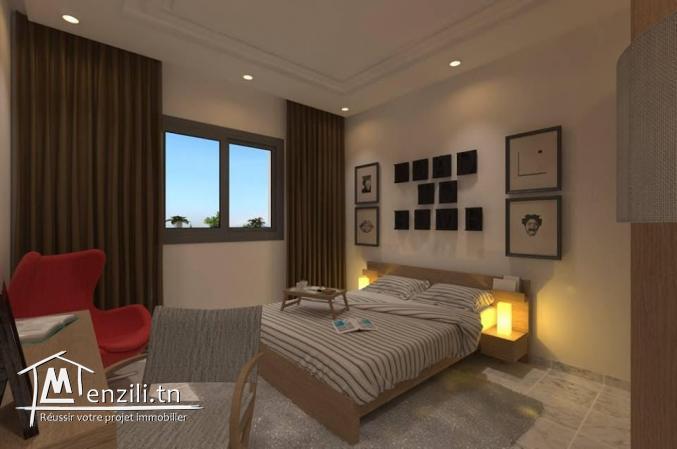 s+2 dans une résidence gardée avec piscine