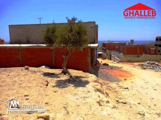 أرض بالحمامات تطل على البحر 278م 23/7