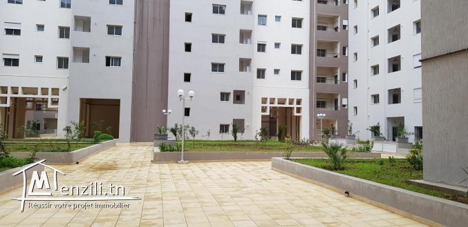 A louer un appartement S+3 neuf jamais habité 146m2 a La Manouba+ Parking ss Sol