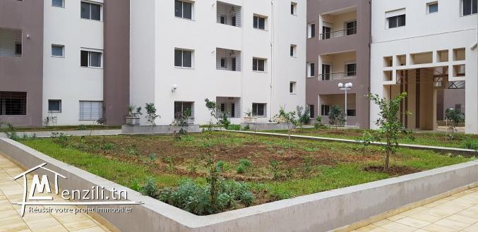 A louer un appartement S+3 neuf jamais habité 146m2 a La Manouba+ Parking ss Sol