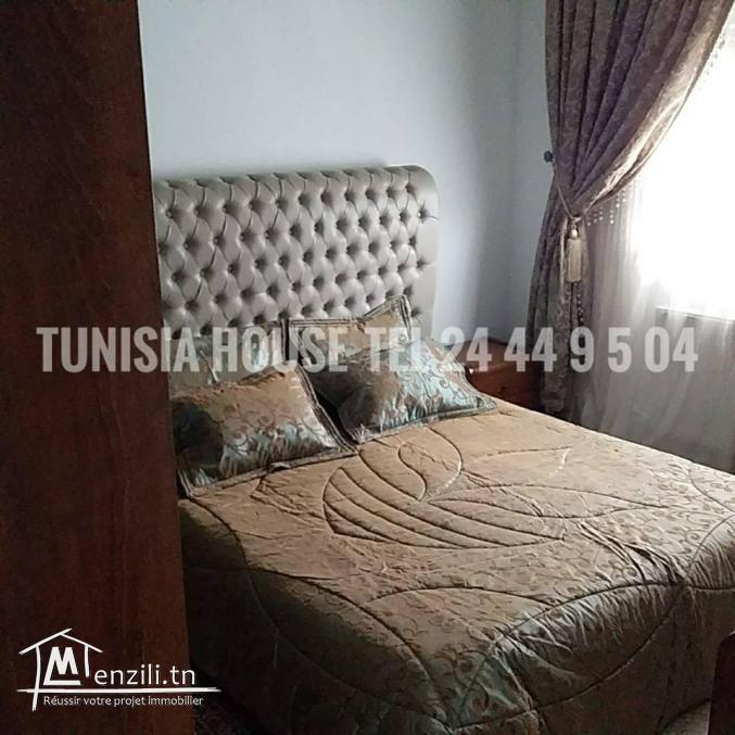 duplex S+3 richement meublé de 200 m² avec jardin