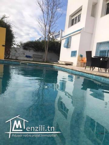 S4 meublé situé à sidi bou said