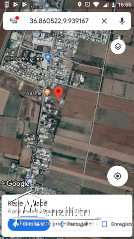 Terrain d'une superficie de 285m²