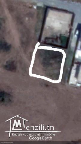 Terrain d'une superficie de 285m²