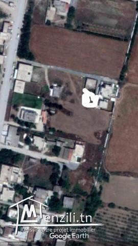 Terrain d'une superficie de 285m²