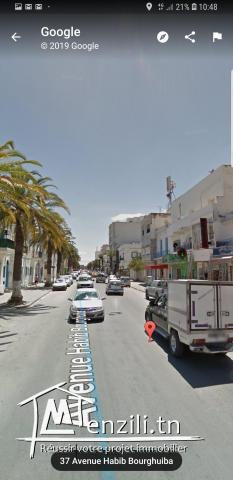 2 APPART SUR AV HABIB BOURGUIBA TRES RARE