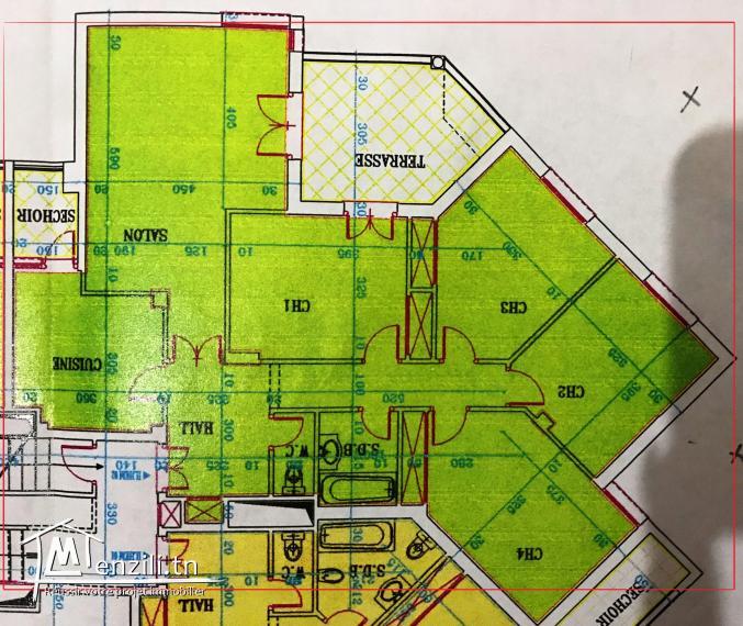 A vendre Appartement S+4 à Cité Hédi Nuira La soukra