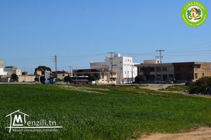 Terrain constructible à Kelibia ville :prés de toutes les commodités