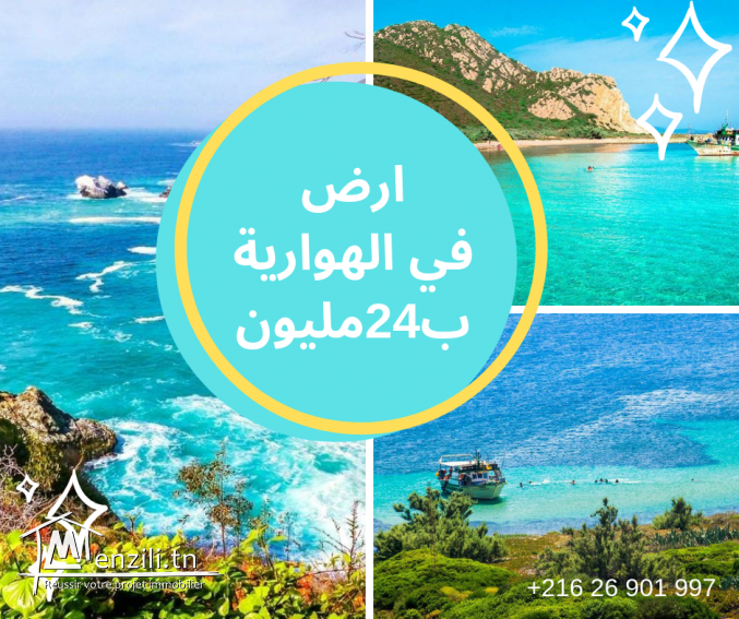 اراضي قريبة من البحر في الهوارية