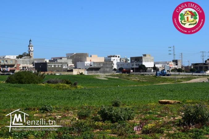 un terrain constructible a vendre à kelibia route de tunis pour plus d'info 26875066