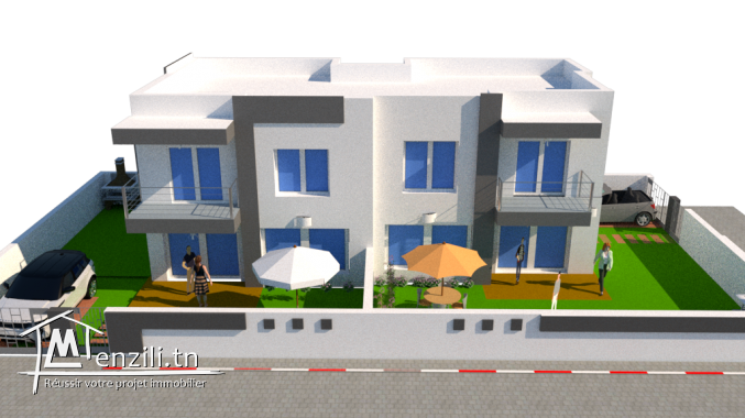 une duplex en cours de construction a vendre à kerkouane 26875066