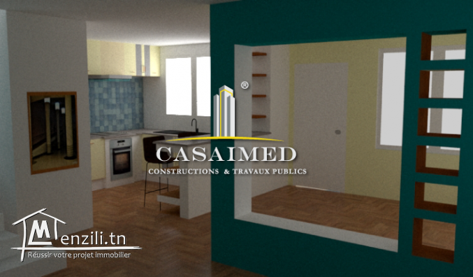 Duplex jamais habité vue sur mer