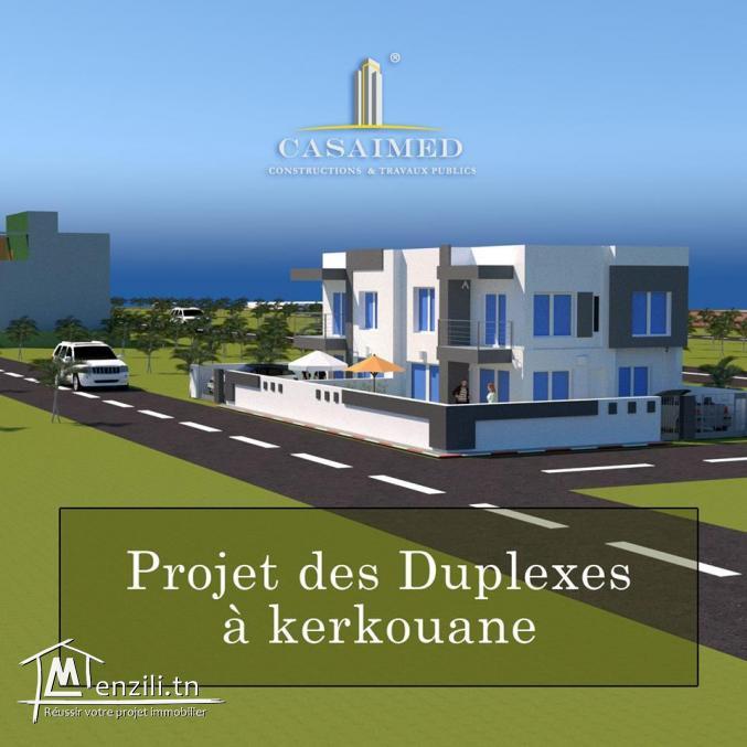 Une duplex en cours de construction a vendre à kerkouan