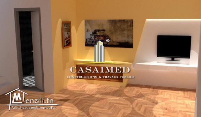 Une duplex en cours de construction a vendre à kerkouan