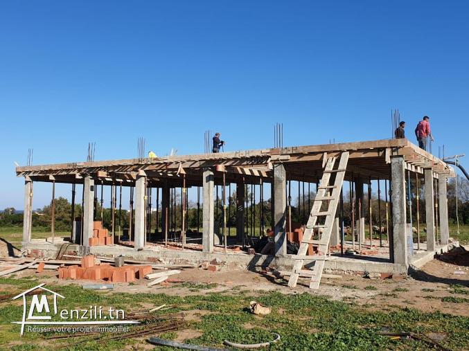 Une duplex en cours de construction a vendre à kerkouan