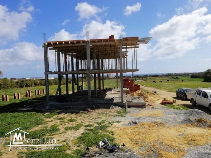 Une duplex en cours de construction a vendre à kerkouan
