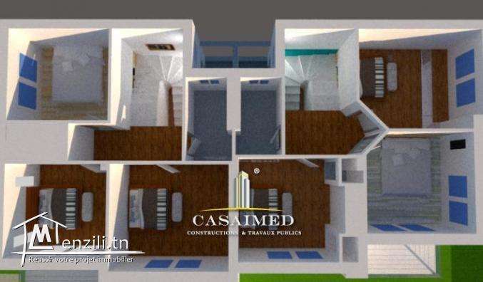 Une duplex en cours de construction a vendre à kerkouan